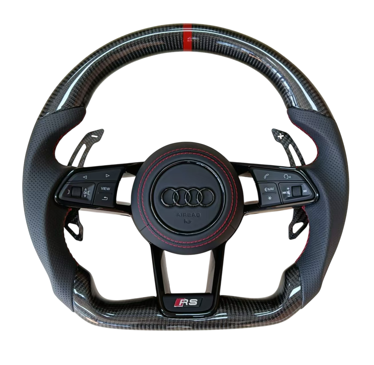 AUDI B9 RS Performance Carbon Fiber Steering Wheel